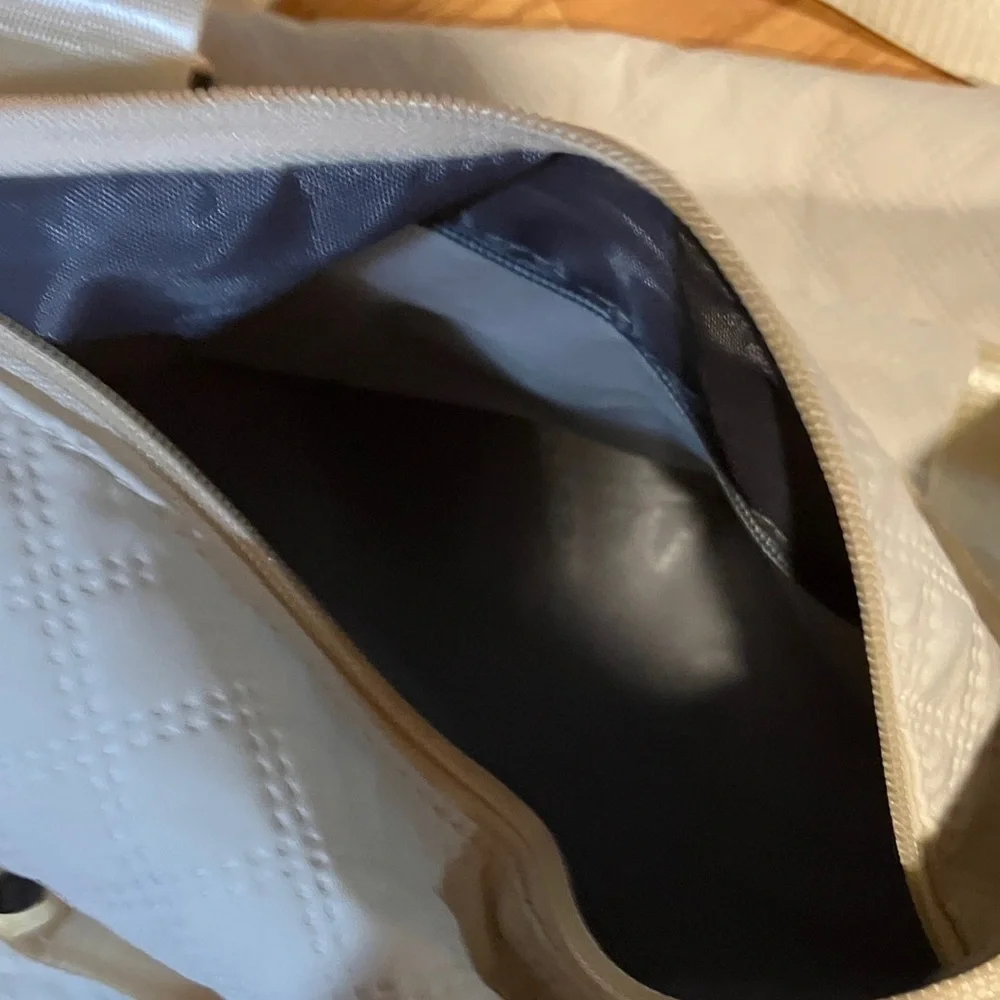 Cream Garment Bag
